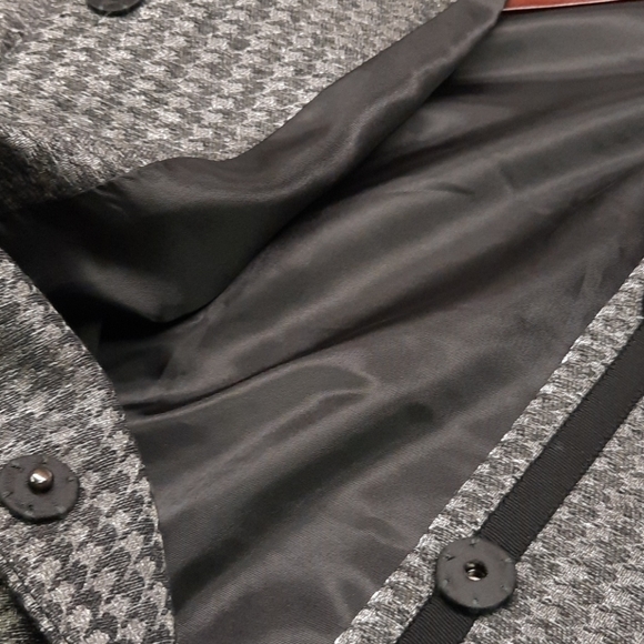 Coldwater creek silver shimmer recycled wool jacke - Picture 12 of 13